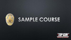 Top Gun Security Academy Course Sample