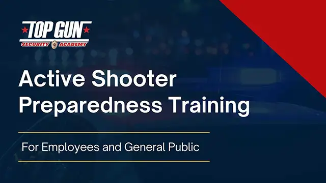 Active Shooter Preparedness Training - General